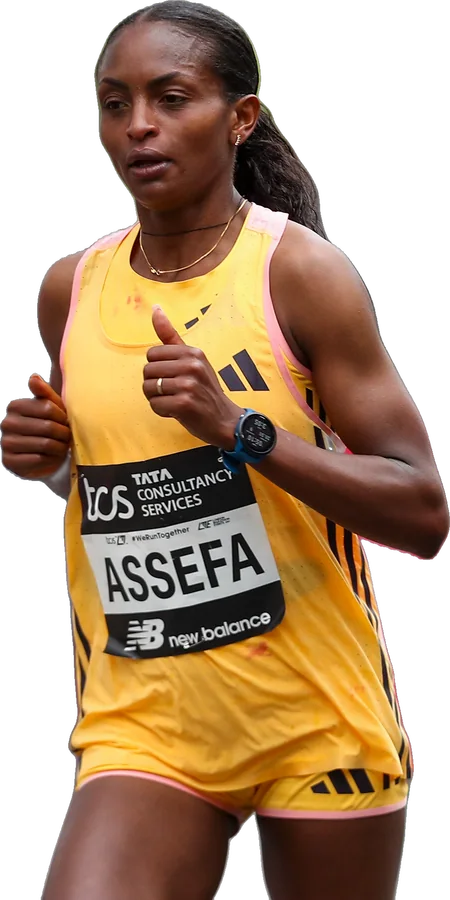 Tigst Assefa, freigestelltes Foto