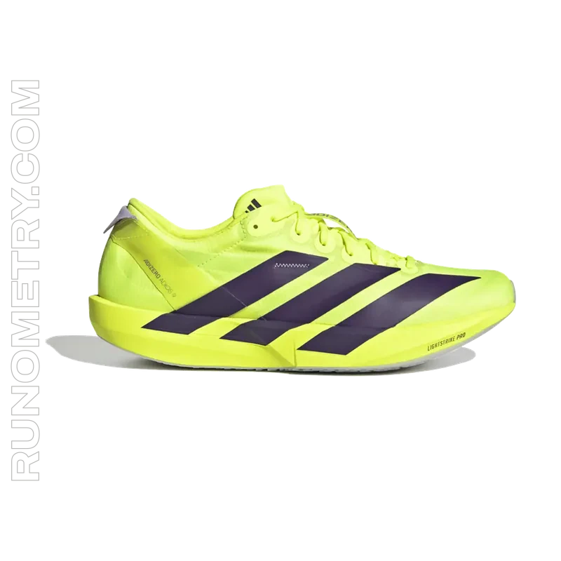 adidas Adizero Japan 9, pohled z boku, Žlutá