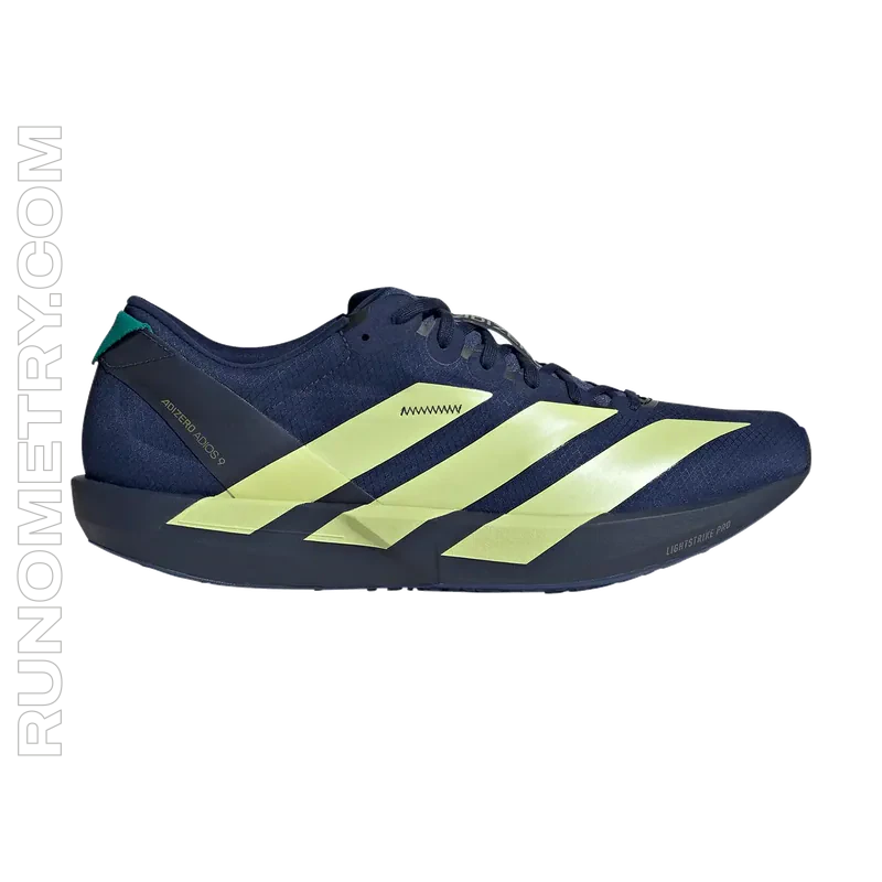 adidas Adizero Japan 9, vista laterale, Blu