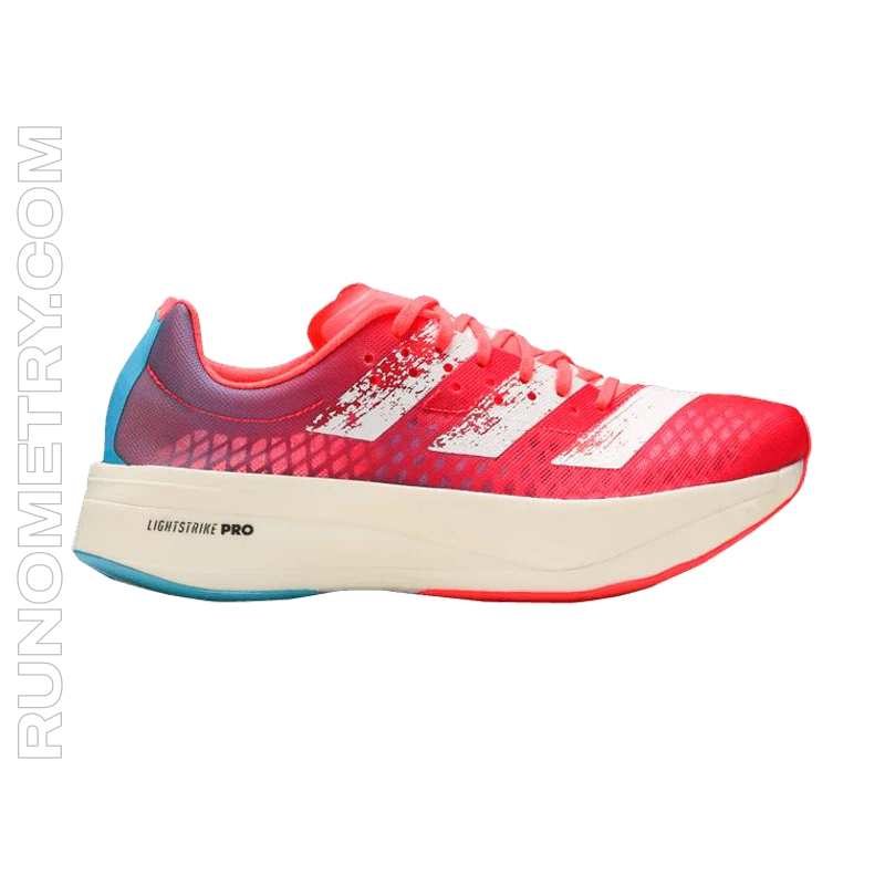 adidas Adizero Adios Pro, zijaanzicht, Rood