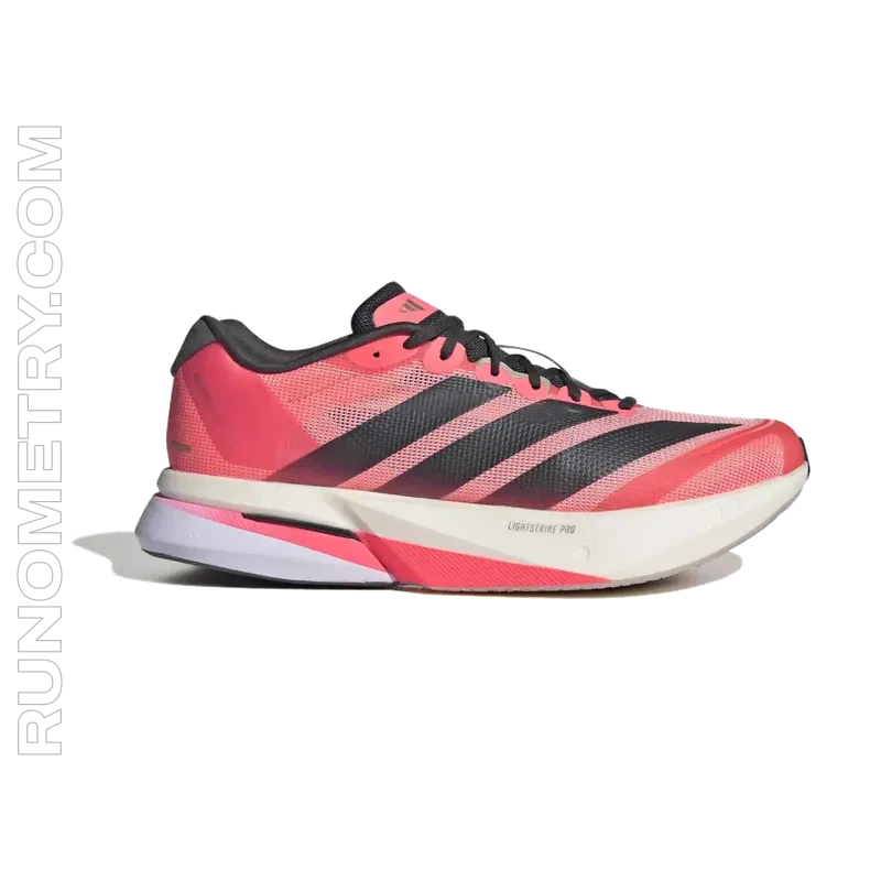 adidas Adizero Boston 13, pohled z boku, Růžová