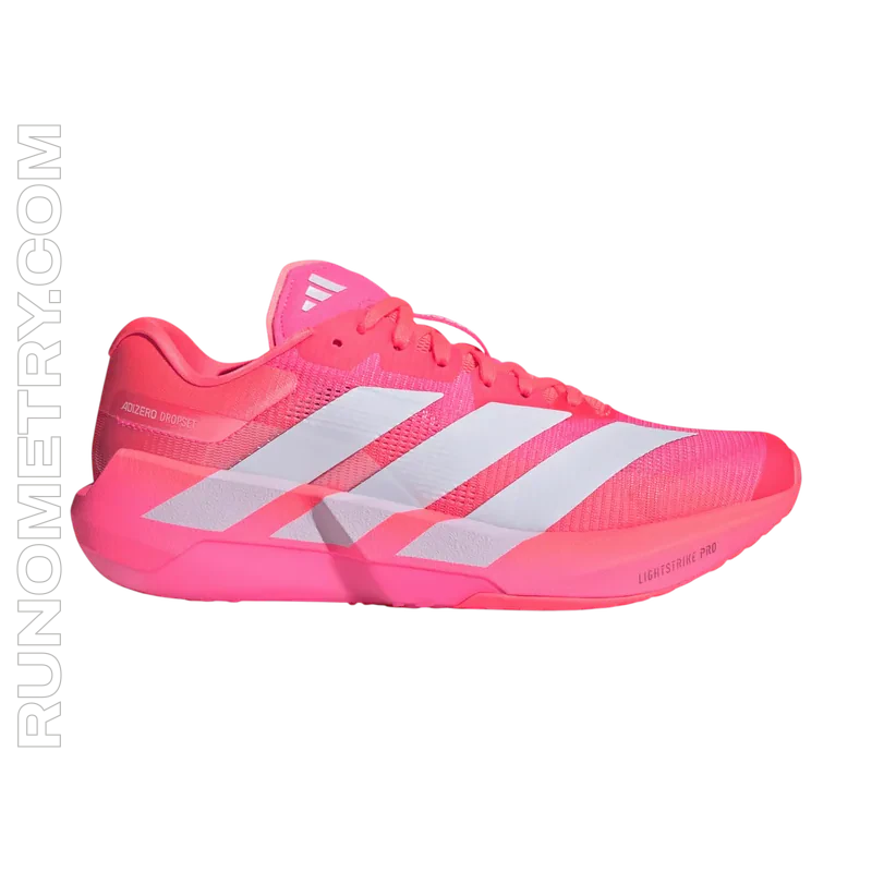adidas Adizero Dropset Pro, vista lateral, Rosa