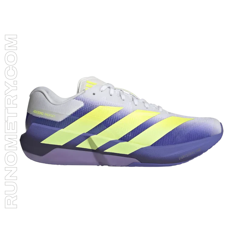 adidas Adizero Dropset Pro, vista lateral, Morado