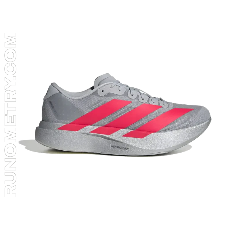 adidas Adizero Evo SL, vista laterale, Argento