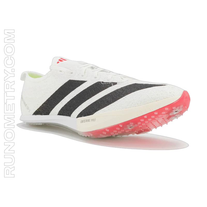 adidas Adizero Prime SP 3 Strung, zijaanzicht, Wit