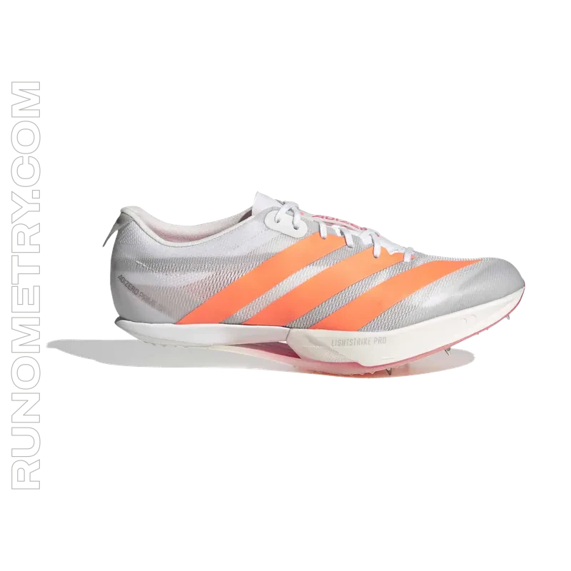 adidas Adizero Prime SP 4, vedere laterală, Alb