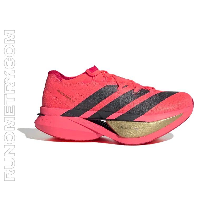 adidas Adizero Prime X3 Strung, vista lateral, Rosa