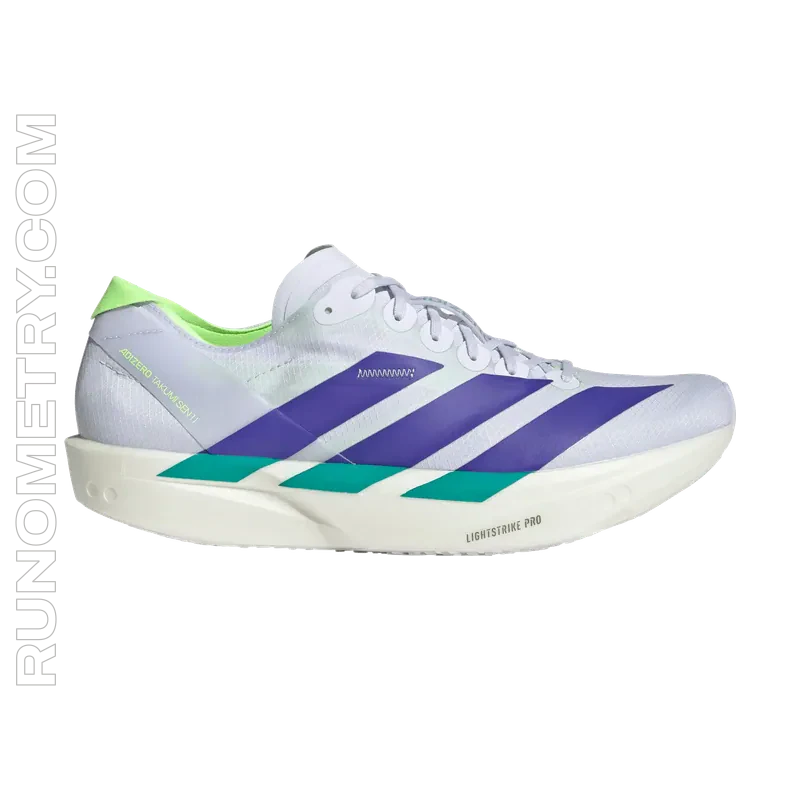 adidas Adizero Takumi Sen 11, pohled z boku, Fialová