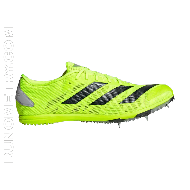 adidas Adizero XCS, pohled z boku, Žlutá