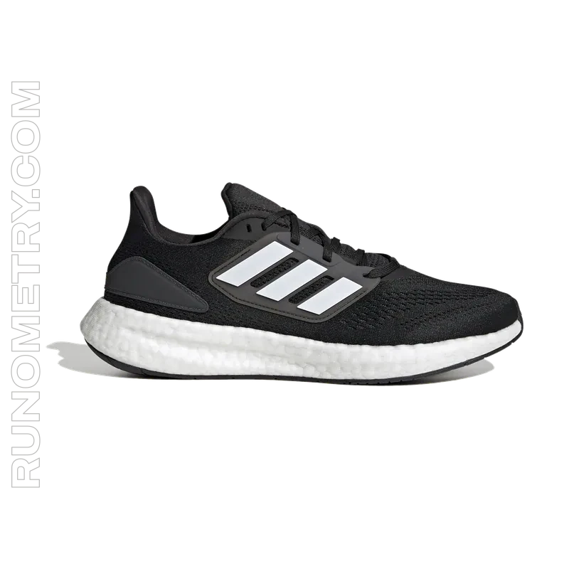 adidas Pureboost 22, vista lateral, Preto
