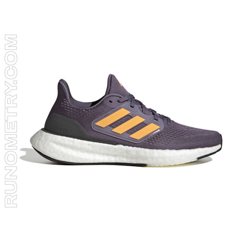 adidas Pureboost 23, vista laterale, Viola
