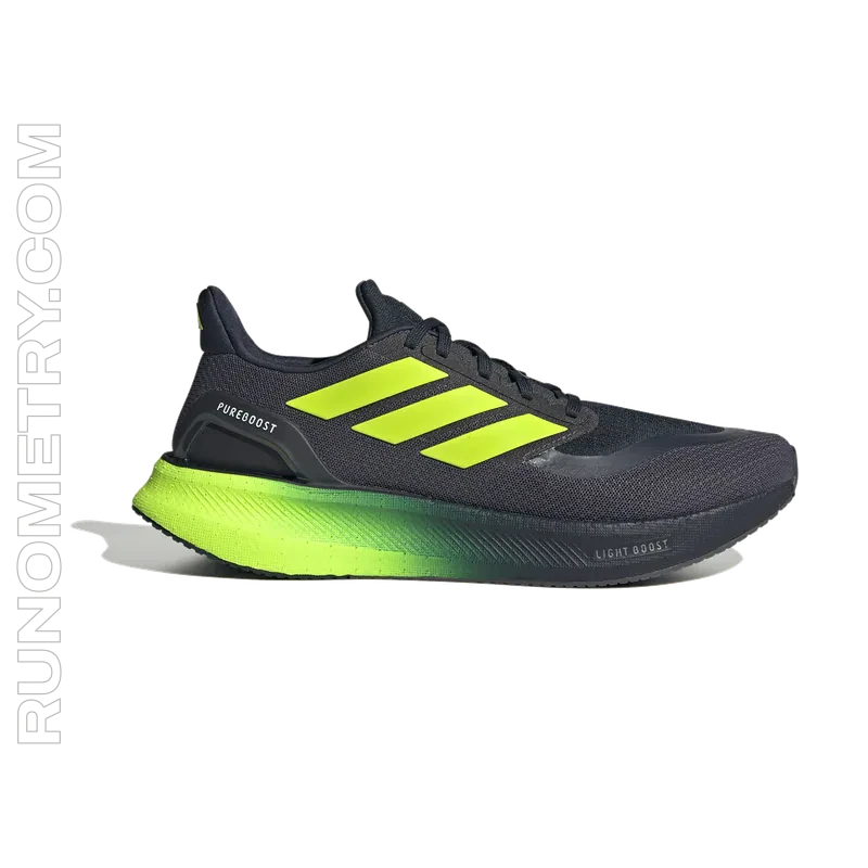 adidas Pureboost 5, vue de côté, Vert
