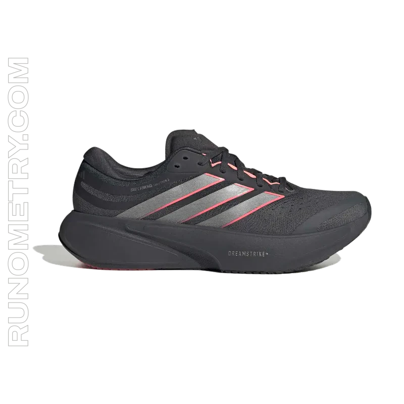 adidas Supernova Solution 3, vista lateral, Cinza