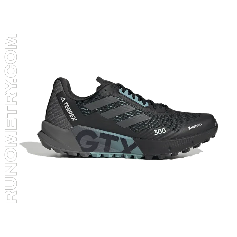 adidas Terrex Agravic Flow 2 GORE-TEX, pohled z boku, Černá