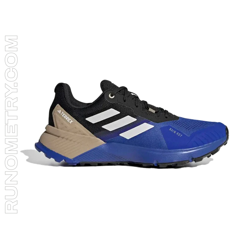 adidas Terrex Soulstride Rain Rdy, vista lateral, Azul