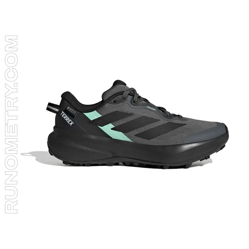 adidas Terrex Tracefinder Plus GORE-TEX Trail Running, vista lateral, Gris