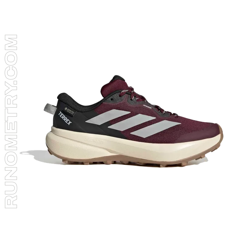 adidas Terrex Tracefinder Plus GORE-TEX Trail Running, side view, Red