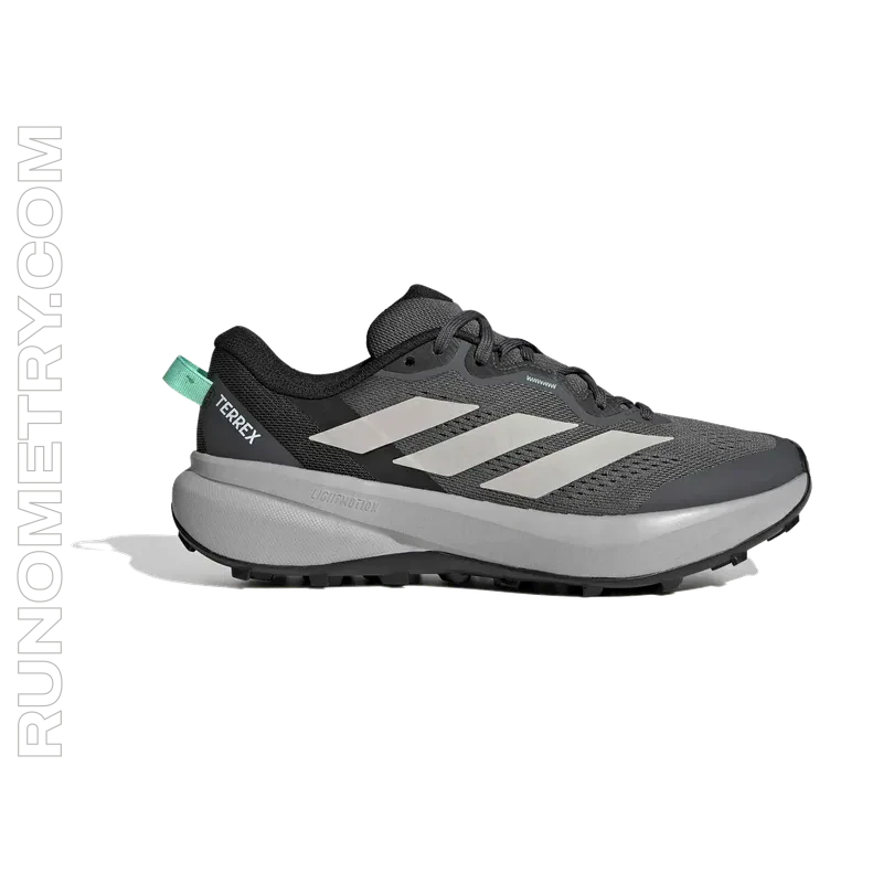 adidas Terrex Tracefinder Plus Trail Running Shoes, vue de côté, Gris