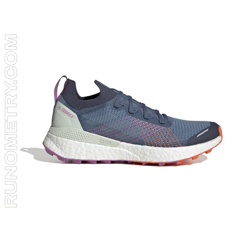adidas Terrex Two Ultra Trail, pohled z boku, Modrá
