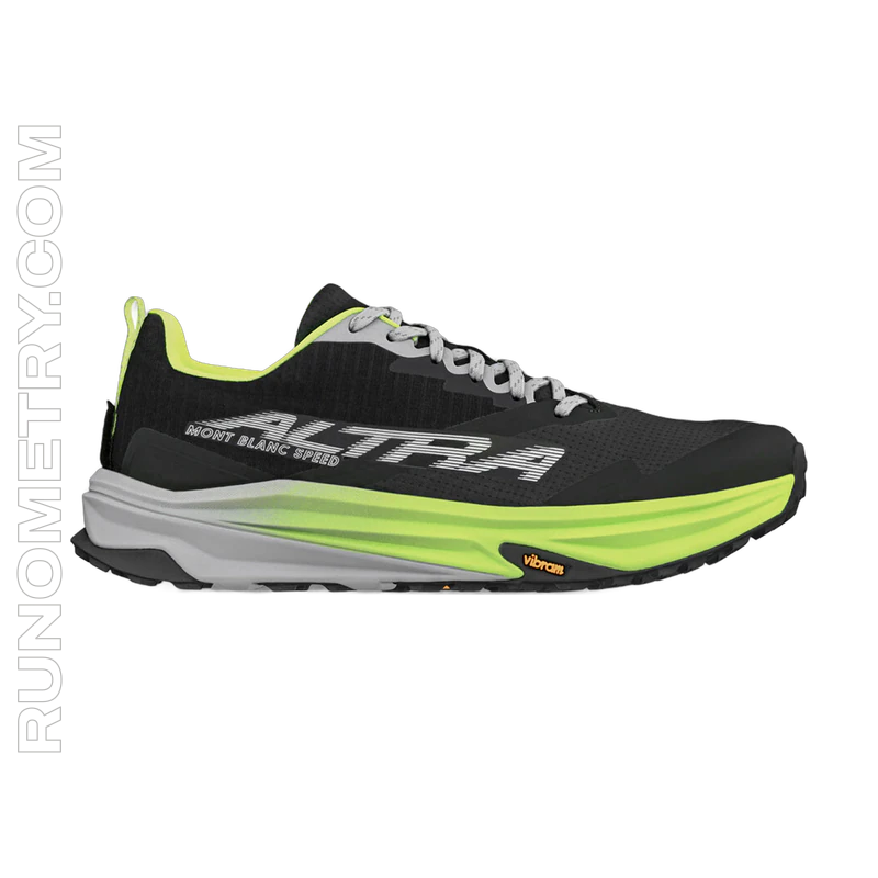 Altra Mont Blanc Speed, vista lateral, Negro