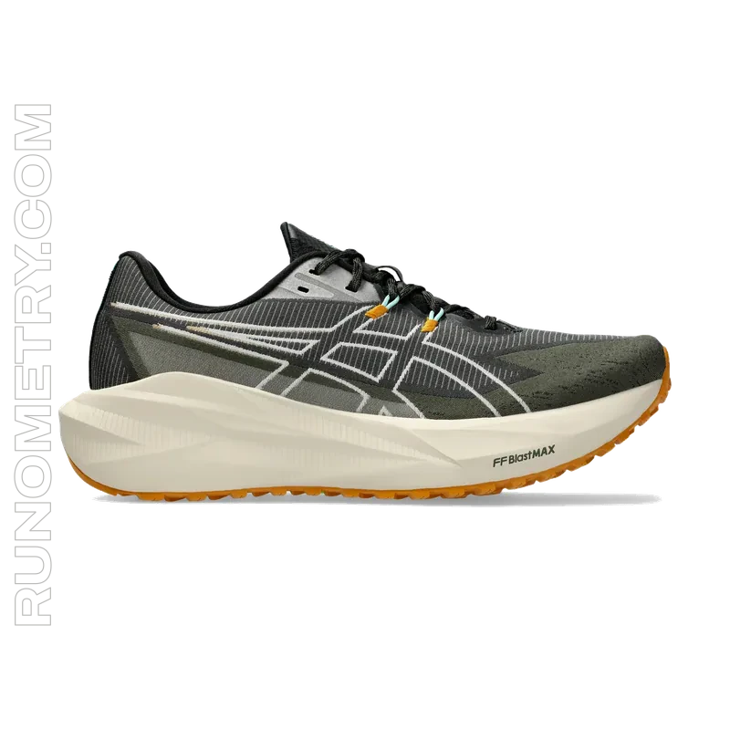 ASICS Blazeblast, vista lateral, Preto
