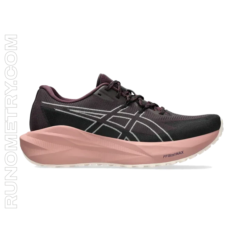 ASICS Blazeblast, vista laterale, Marrone