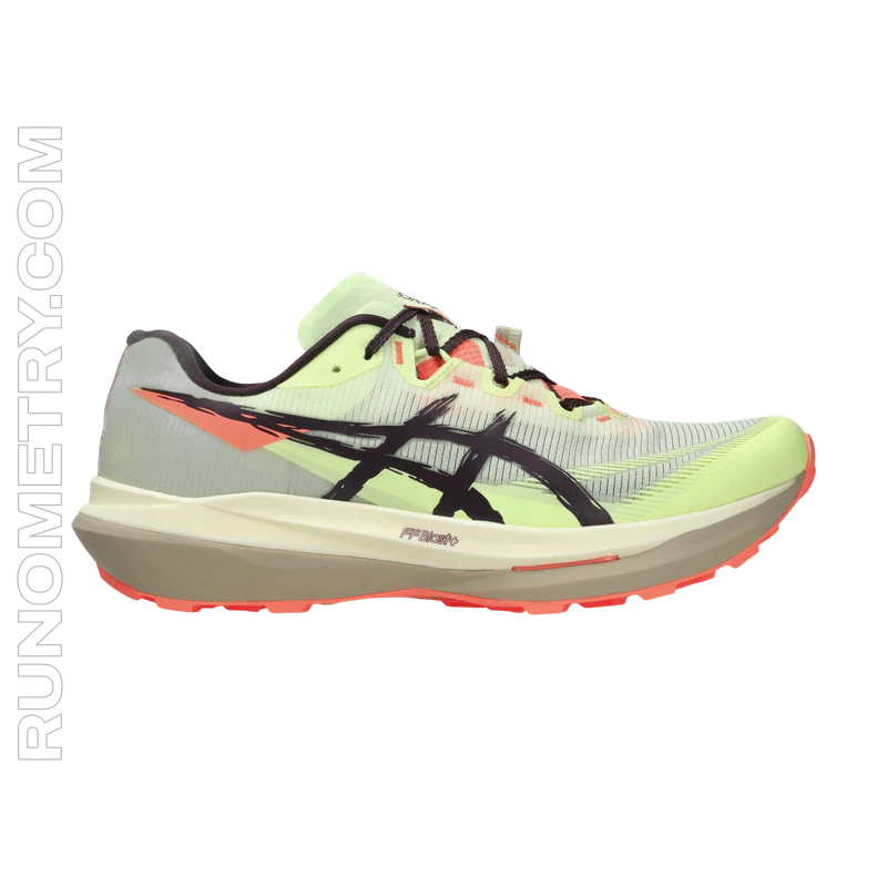 ASICS Fujispeed 4, vista laterale, Giallo