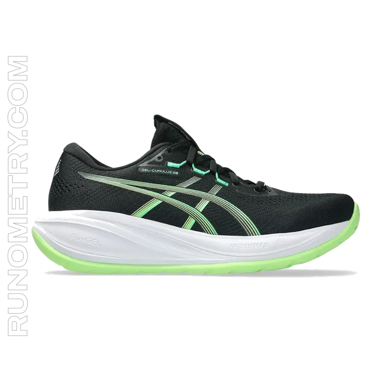 ASICS Gel-Cumulus 28, pohled z boku, Černá