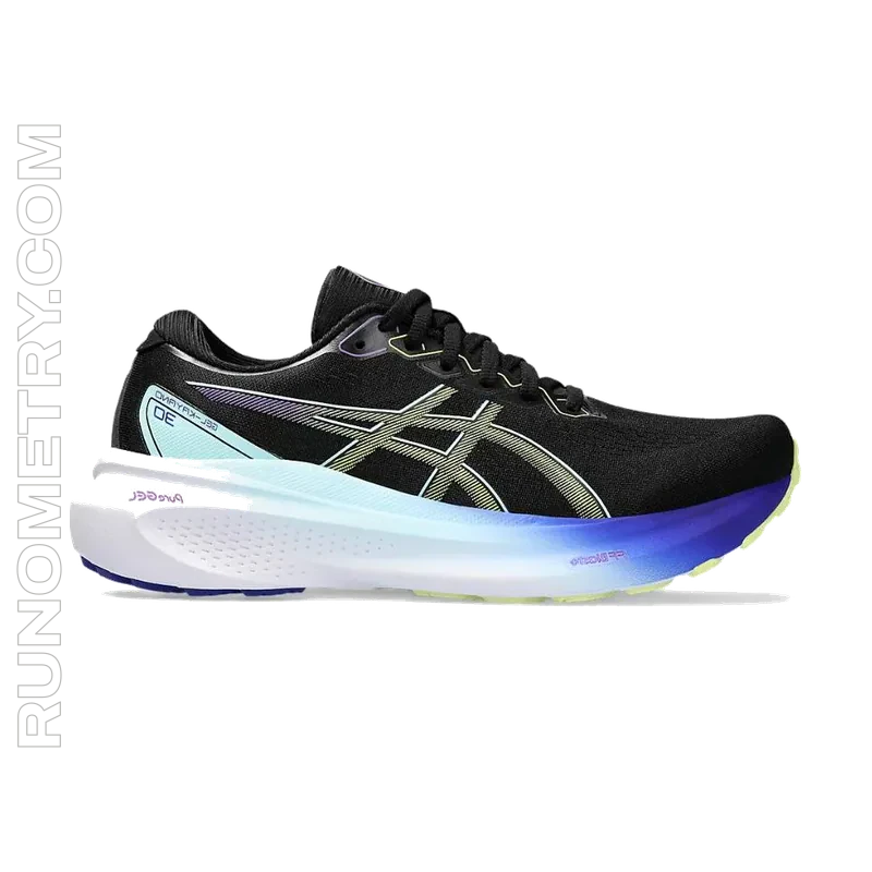 ASICS Gel-Kayano 30, vista lateral, Preto