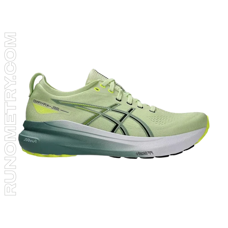 ASICS Gel-Kayano 31, vista lateral, Cinza