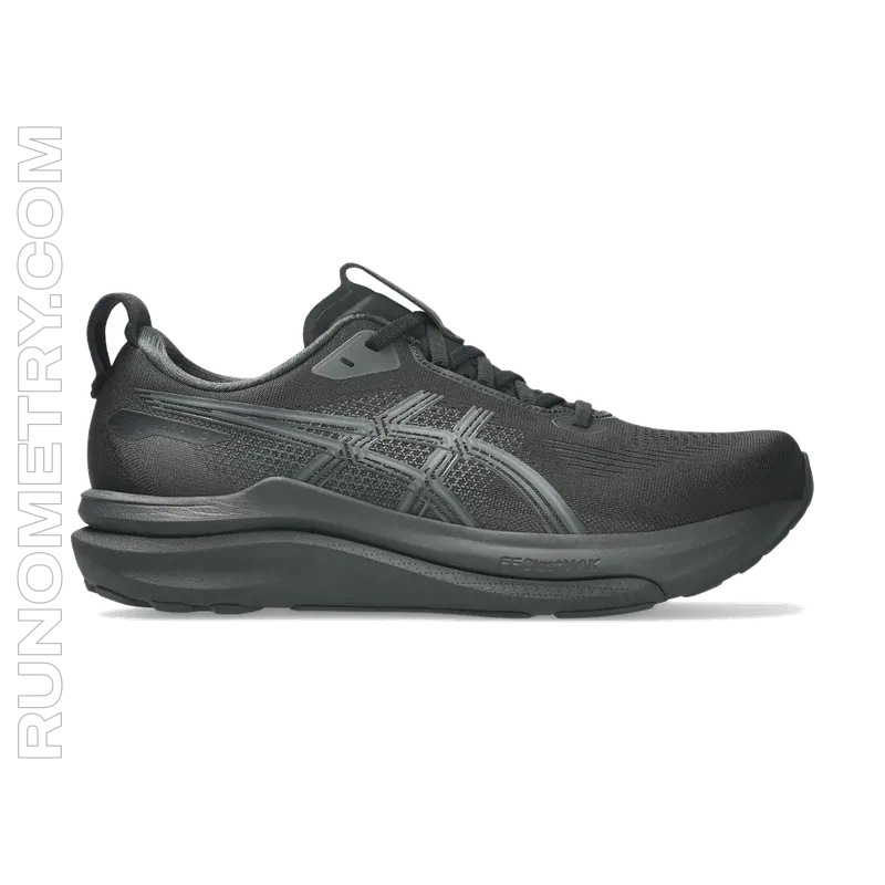 ASICS Gel-Kayano 33, widok z boku, Czarny