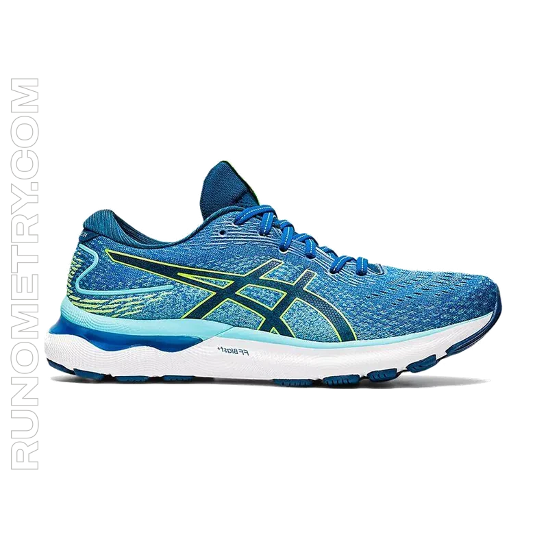 ASICS Gel-Nimbus 24, pohled z boku, Modrá