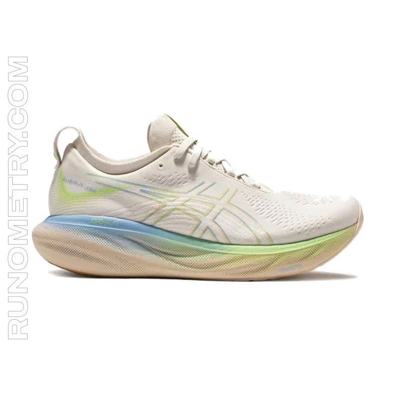 ASICS Gel-Nimbus 25, pohled z boku, Bílá