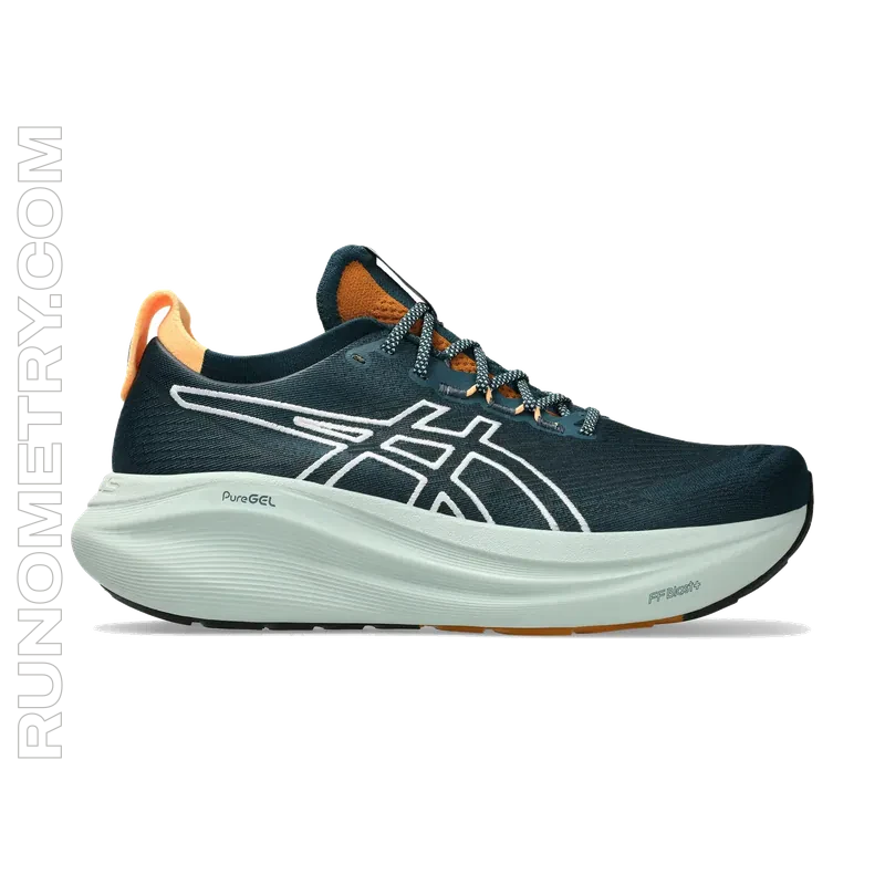 ASICS Gel-Nimbus 27 TR, vista lateral, Verde