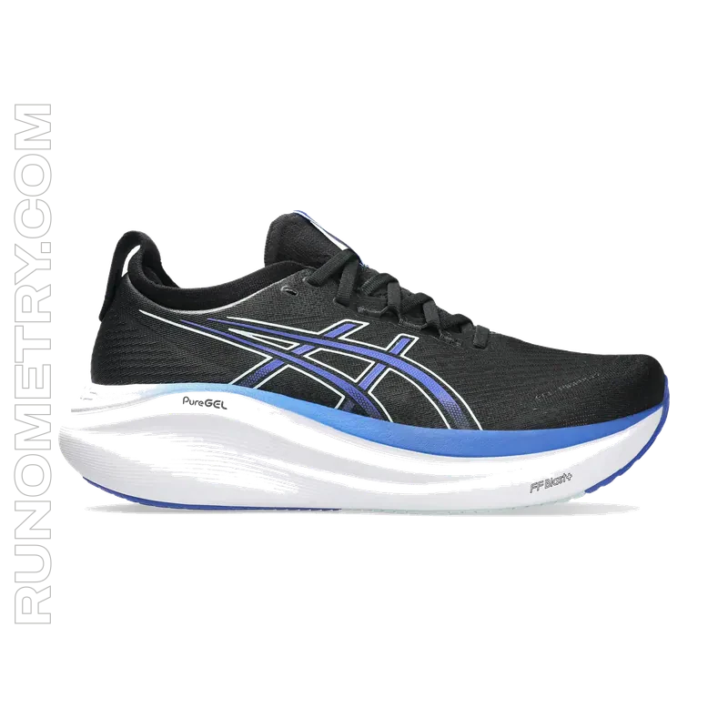 ASICS Gel-Nimbus 27, side view, Black