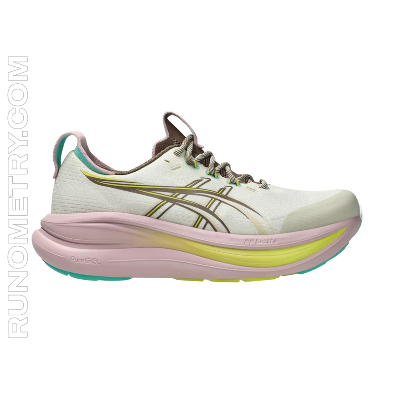 ASICS Gel-Nimbus 28 TR, vista lateral, Gris