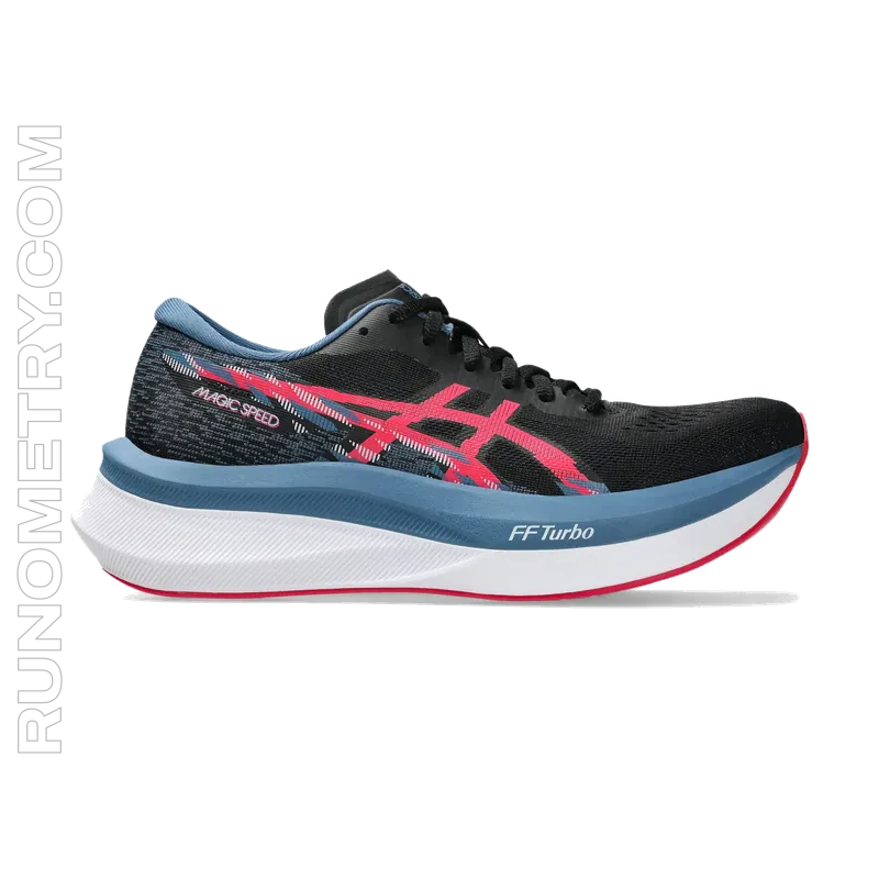 ASICS Magic Speed 4, pohled z boku, Černá