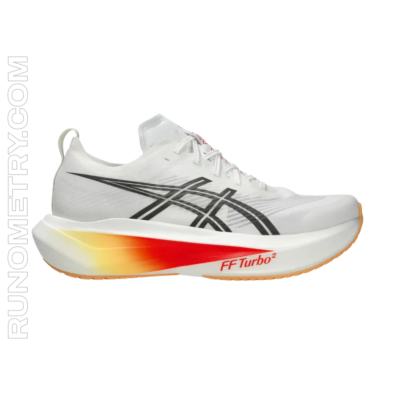 ASICS Megablast, side view, White