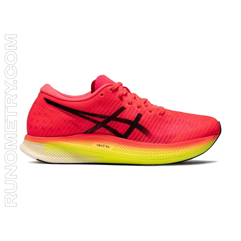 ASICS Metaspeed Edge, widok z boku, Czerwony