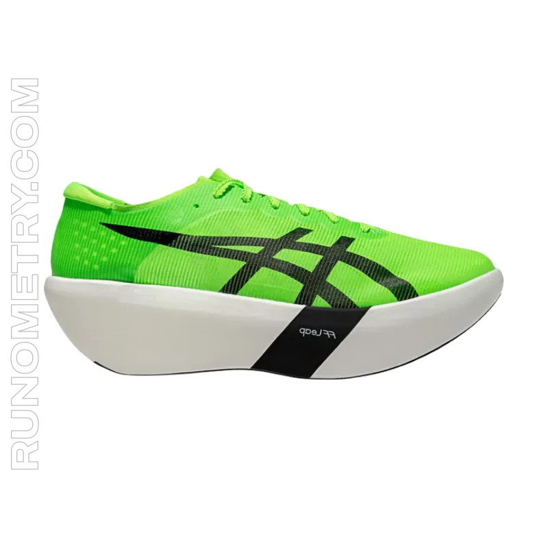 ASICS Metaspeed Ray, vista lateral, Verde