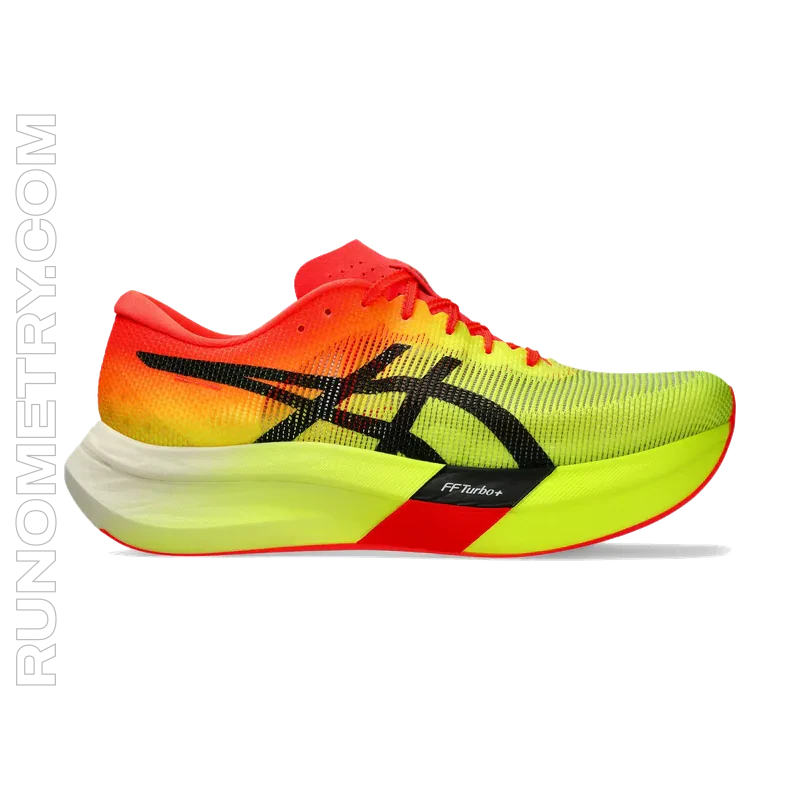 ASICS Metaspeed Sky Paris, side view, Yellow