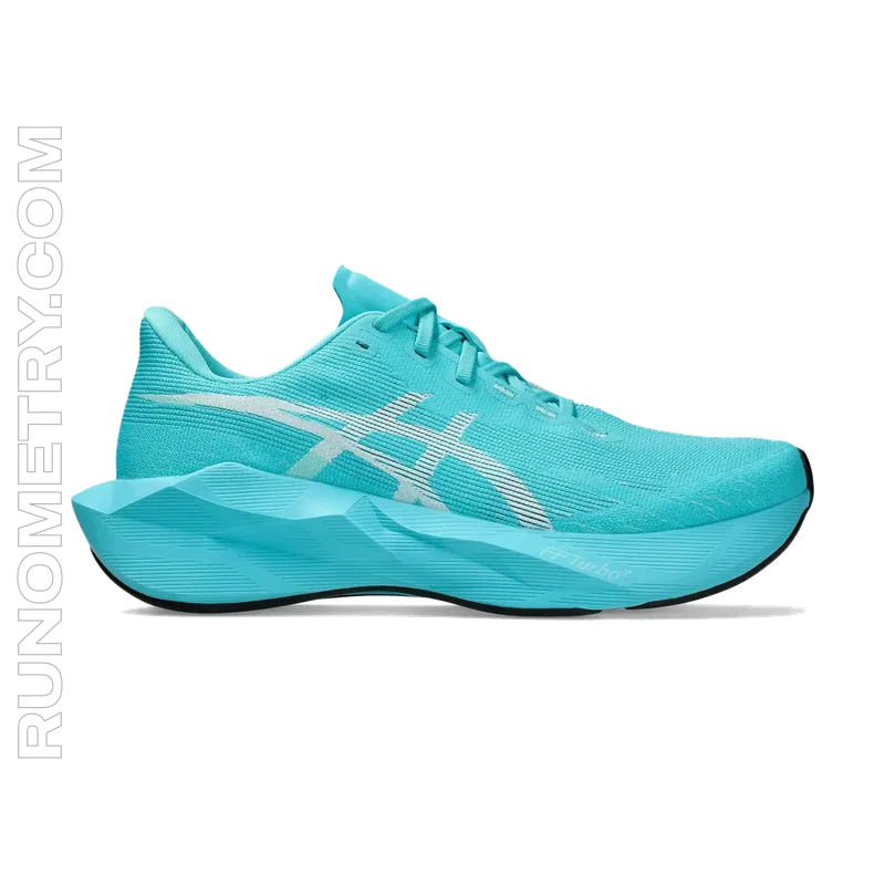 ASICS Novablast 6, pohled z boku, Modrá
