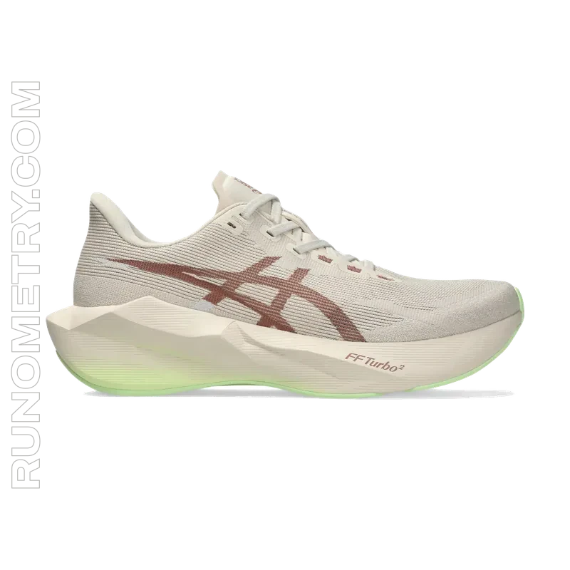 ASICS Novablast 6, side view, Brown