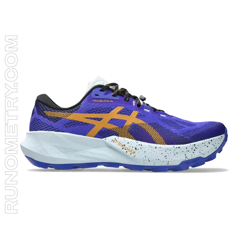 ASICS Trabuco 14, vista laterale, Blu
