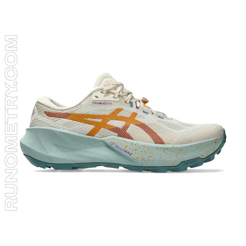 ASICS Trabuco 14, vedere laterală, Bej