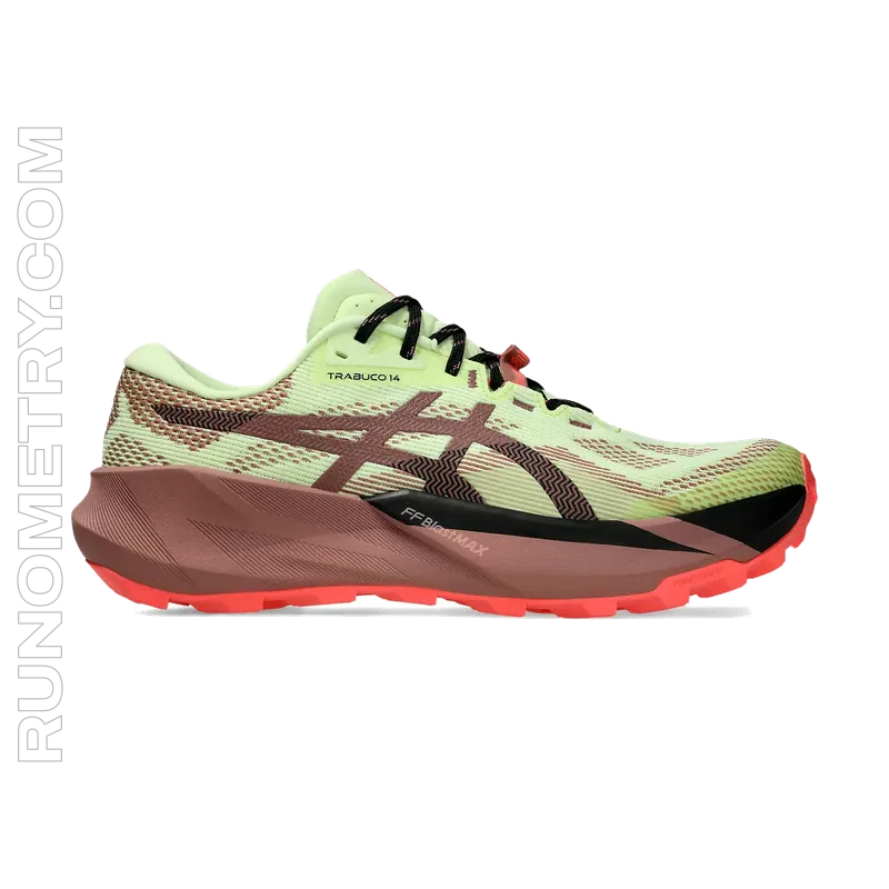 ASICS Trabuco 14, vista laterale, Giallo