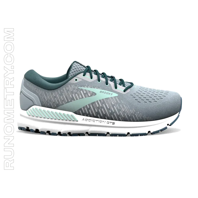 Brooks Addiction GTS 15, vista lateral, Cinza