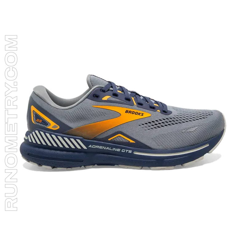 Brooks Adrenaline GTS 23, widok z boku, Szary