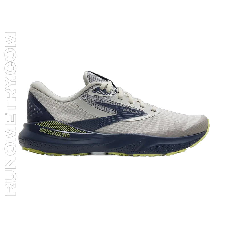 Brooks Adrenaline GTS 24 Weatherized, zijaanzicht, Grijs