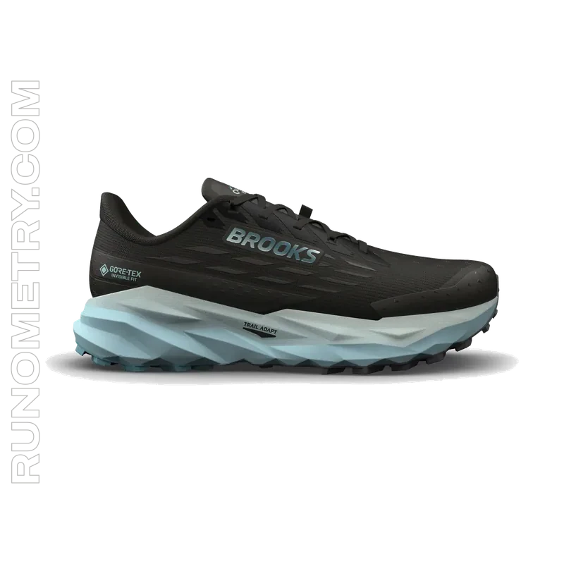 Brooks Cascadia 19 GTX, widok z boku, Czarny